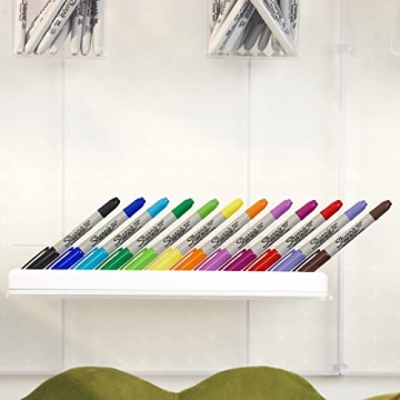 Sharpie Brush Twin Markers - Vibrant Art Tools, 12 Count