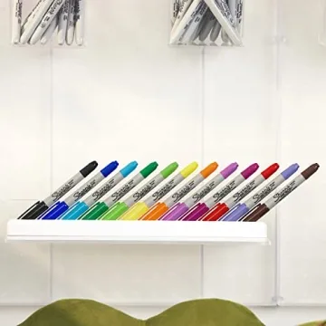 Sharpie Brush Twin Markers - Vibrant Art Tools, 12 Count