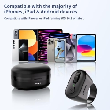 Bluetooth Scrolling Ring for TikTok and Kindle