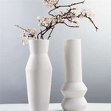 Northern European-Style Home Decor Ceramic Vase Crafts Dried Flower Roman Style Livingroom Decoration Creative Pot