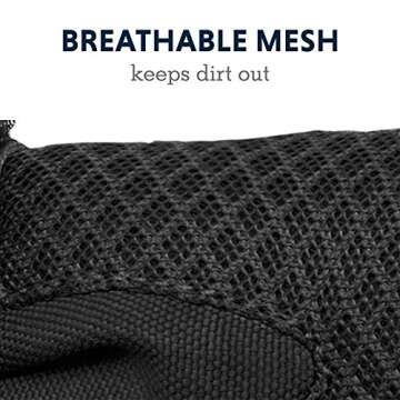 Ruffwear, Grip Trex Dog Boots, Outdoor Booties with Rubber Soles for Hiking and Running, Obsidian Black, 2.50 in