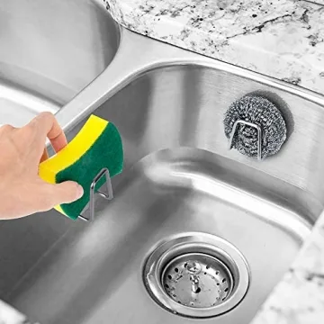 Premium Stainless Steel Sponge Holders Rustproof Waterproof