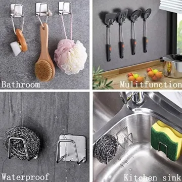Premium Stainless Steel Sponge Holders Rustproof Waterproof