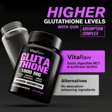 Powerful 1000mg Glutathione for Glowing Skin & Immunity