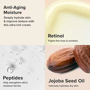 Paula's Choice RESIST Intensive Repair Cream with Retinol, Hyaluronic Acid & Jojoba, Concentrated Anti-Aging Moisturizer for Dry, Chapped Skin, 1.7 Ounce