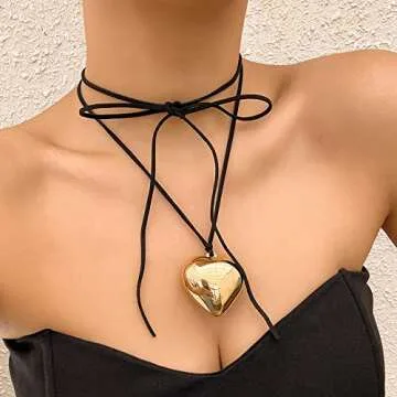 Elegant Black Velvet Choker Necklace for Women