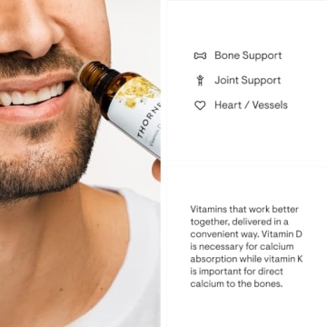 THORNE Vitamin D + K2 Liquid - 600 Servings for Bone Health