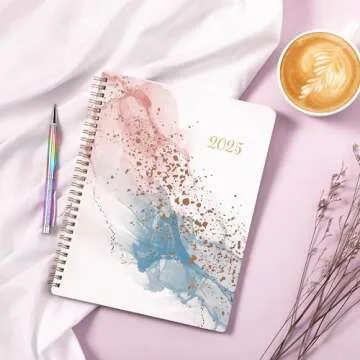 Planner 2025-2025 Planner Weekly and Monthly from Jan. 2025 to Dec.2025, 8" x 9.8", 2025 Planner with Flexible Cover, Large Daily Blocks