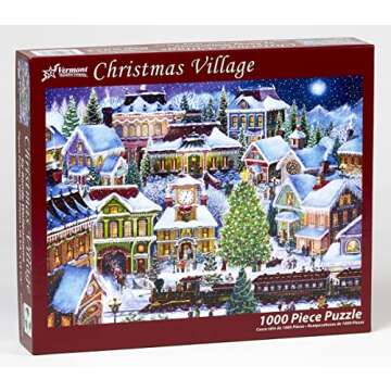 Vermont Christmas Company Christmas Village Jigsaw Puzzle 1000 Piece