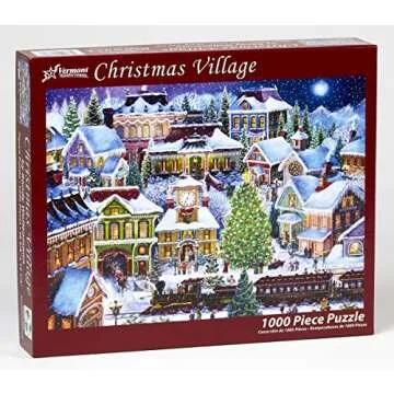 Vermont Christmas Company Christmas Village Jigsaw Puzzle 1000 Piece