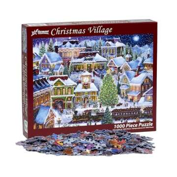 Vermont Christmas Company Christmas Village Jigsaw Puzzle 1000 Piece