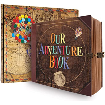 Our Adventure Book: 146 Pages Scrapbook Photo Album for Couples