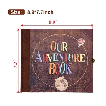 Scrapbook Photo Album for Couples - Adventure Book