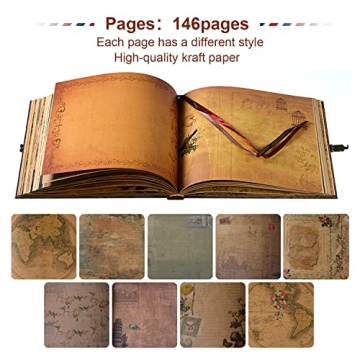 Scrapbook Photo Album for Couples - Adventure Book