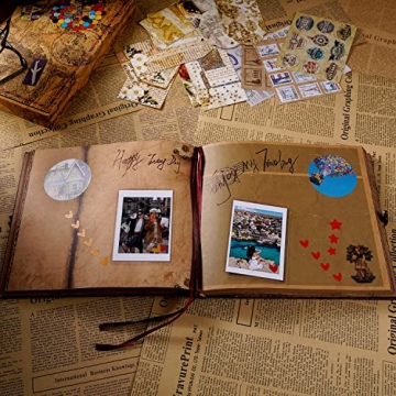 Scrapbook Photo Album for Couples - Adventure Book