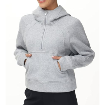 Women's Premium Fleece Hoodie – Cozy Half Zip with Style