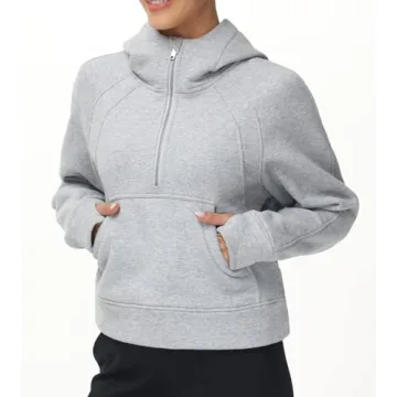 Women's Premium Fleece Hoodie – Cozy Half Zip with Style