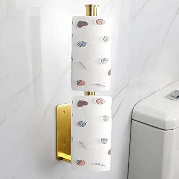Durable Gold Paper Towel Holder for Modern Kitchens