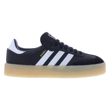 Adidas Sambae Womens Shoes - Stylish Casual Black White Gum Footwear