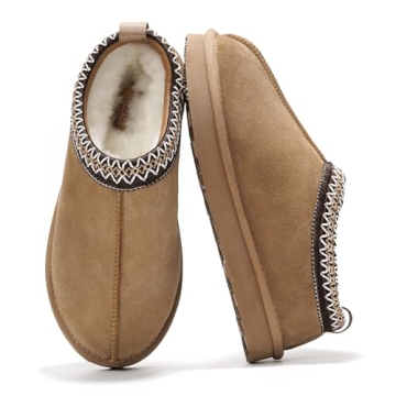 Project Cloud Slippers for Women Genuine Australian Sheepskin & Real Shearling Fur Women's Slippers ...