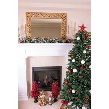 Clever Creations Shatterproof Rhombus Ornament Set - 4 Pack