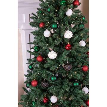 Clever Creations Shatterproof Rhombus Ornament Set - 4 Pack