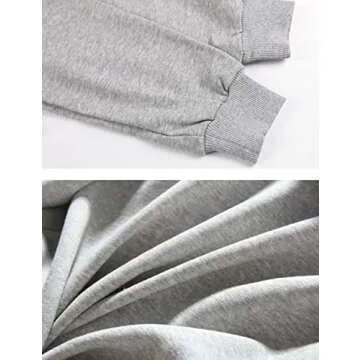 Hooever Womens Cute Workout Cropped Zip Up Drawstring Hoodie Sweatshirt Jacket (Grey, S)