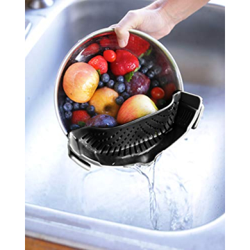 Multi-Purpose Clip-On Kitchen Food Strainer Set