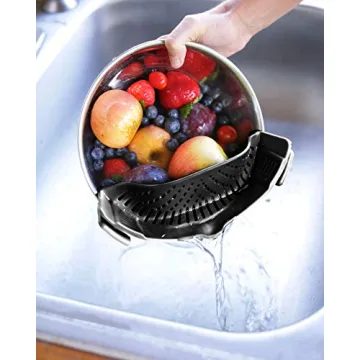 Multi-Purpose Clip-On Kitchen Food Strainer Set