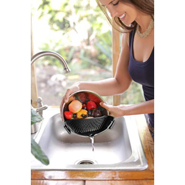 Multi-Purpose Clip-On Kitchen Food Strainer Set