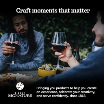 Libbey Signature Red Wine Glasses Set 4 Premium Glasses