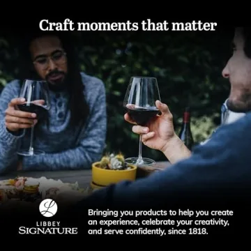 Libbey Signature Red Wine Glasses Set 4 Premium Glasses