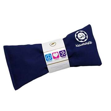 Happy Wraps Namaste Lavender Yoga Eye Pillows - Hot Cold Aromatherapy for Stress, Meditation, Spa, R...