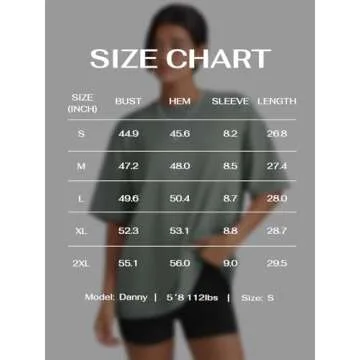 REORIA Oversized Workout T-Shirts - Stylish Comfort for Women