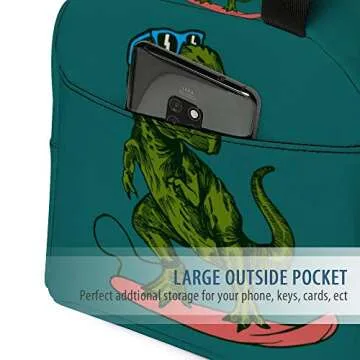 YCGRE Dinosaur Lunch Bag - Insulated Kids Tote