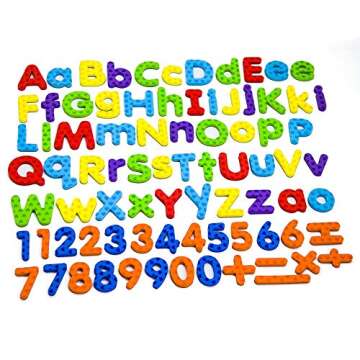 112 PCS Magnetic Letters and Numbers Set for Kids Learning