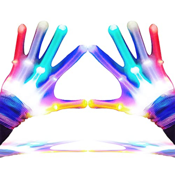 GLEDLOVES Glow-in-the-Dark LED Gloves for Kids