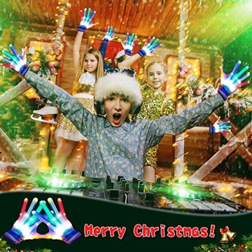 GLEDLOVES Glow-in-the-Dark LED Gloves for Kids