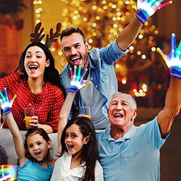 GLEDLOVES Glow-in-the-Dark LED Gloves for Kids