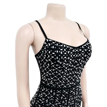 Figdaw Sexy Sequin Jumpsuit for Women Party Dressy Events Shirt