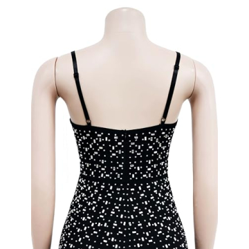 Figdaw Sexy Sequin Jumpsuit for Women Party Dressy Events Shirt