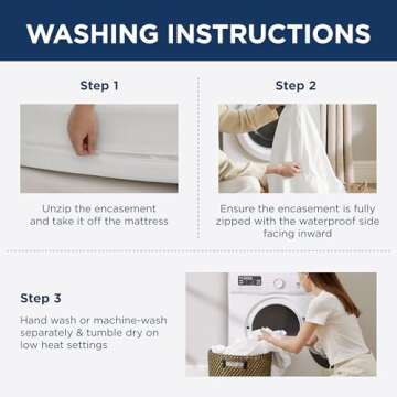 Bedsure Waterproof Twin XL Mattress Protector for Dorm