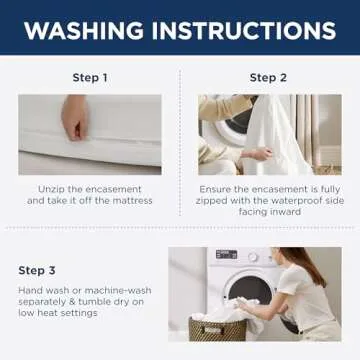 Bedsure Waterproof Twin XL Mattress Protector for Dorm