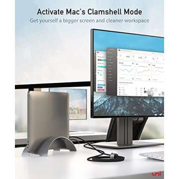 uni USB C to HDMI 4K Cable for Home Office 3ft