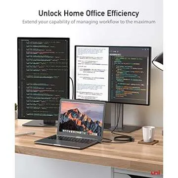 uni USB C to HDMI 4K Cable for Home Office 3ft