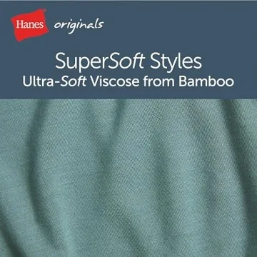 Hanes Men's Supersoft Underwear in Bamboo for Comfort