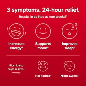 Amberen Energy, Mood, Sleep Gummies with Pycnogenol, Black Currant Flavor, 60 Ct, Support Supplements for Women 35+ to Boost Energy, Support Mood and Improves Sleep, Hormone-Free Energy Gummies