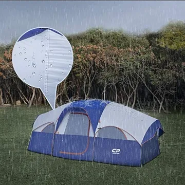 Spacious CAMPROS 8-Person Waterproof Camping Tent for Families