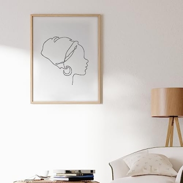 Puthiac 12x16 Oak Wood Frame for Photos & Art