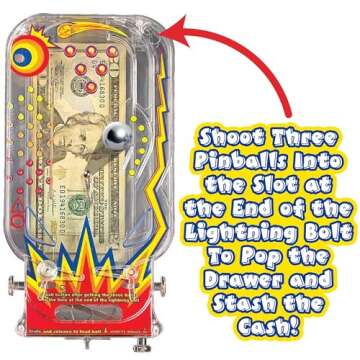 BILZ Cosmic Pinball - Money Gift Puzzle for All Ages